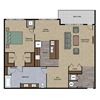 1 Bedroom with Den Unit I